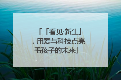 「看见·新生」，用爱与科技点亮毛孩子的未来