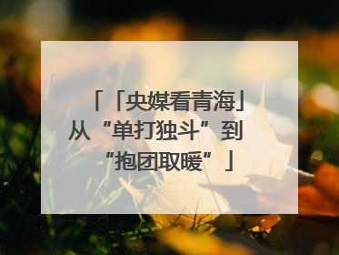 「央媒看青海」从“单打独斗”到“抱团取暖”