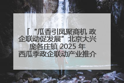 “瓜香引凤聚商机 政企联动促发展”北京大兴庞各庄镇 2025 年西瓜季政企联动产业推介活动圆满举行
