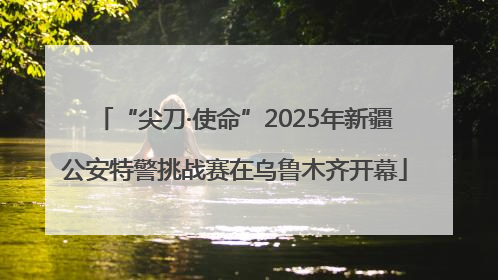 “尖刀·使命”2025年新疆公安特警挑战赛在乌鲁木齐开幕