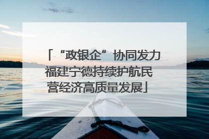 “政银企”协同发力 福建宁德持续护航民营经济高质量发展