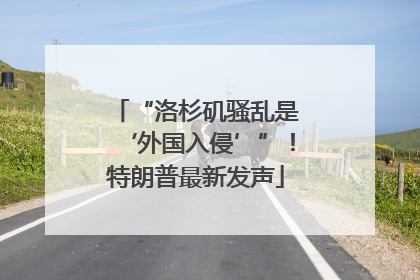 “洛杉矶骚乱是‘外国入侵’”！特朗普最新发声