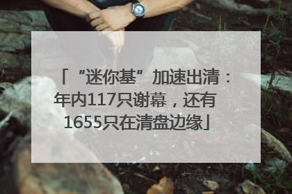 “迷你基”加速出清：年内117只谢幕，还有1655只在清盘边缘