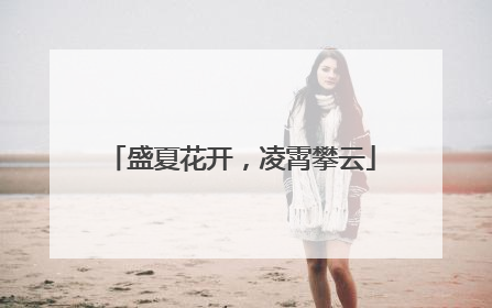 盛夏花开，凌霄攀云