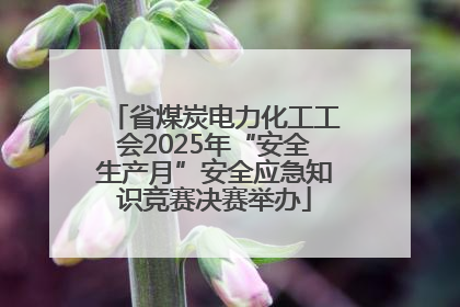 省煤炭电力化工工会2025年“安全生产月”安全应急知识竞赛决赛举办