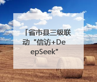 省市县三级联动“信访+DeepSeek”创新工作新闻发布会举行