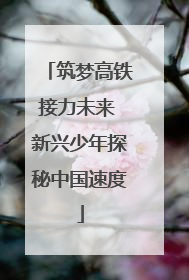 筑梦高铁接力未来 新兴少年探秘中国速度