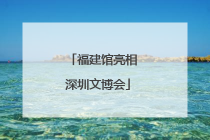 福建馆亮相深圳文博会