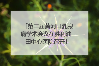 第二届黄河口乳腺病学术会议在胜利油田中心医院召开