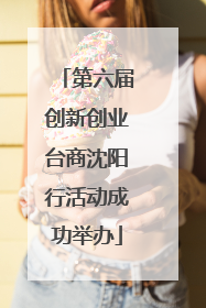 第六届创新创业台商沈阳行活动成功举办