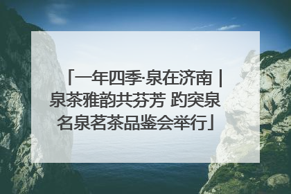 一年四季·泉在济南｜泉茶雅韵共芬芳 趵突泉名泉茗茶品鉴会举行