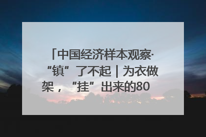 中国经济样本观察·“镇”了不起｜为衣做架，“挂”出来的80亿元“衣架产业”