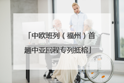中欧班列（福州）首趟中亚回程专列抵榕