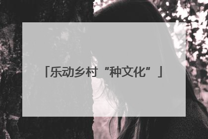 乐动乡村“种文化”