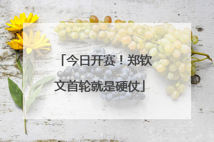 今日开赛！郑钦文首轮就是硬仗