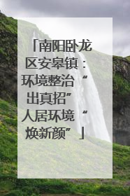 南阳卧龙区安皋镇：环境整治“出真招” 人居环境“焕新颜”