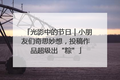 光影中的节日｜小朋友们奇思妙想，投稿作品超级出“粽”