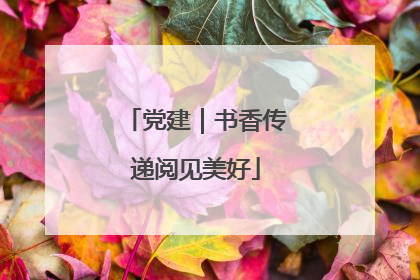 党建｜书香传递阅见美好