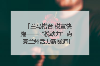 兰马搭台 税宣快跑——“税动力”点亮兰州活力新赛道
