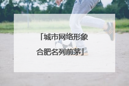 城市网络形象合肥名列前茅