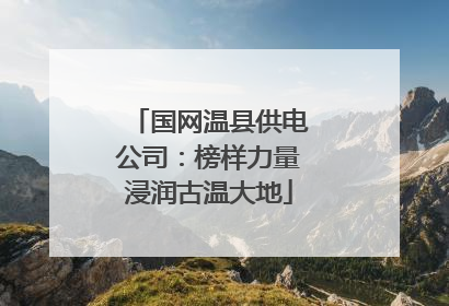 国网温县供电公司：榜样力量浸润古温大地