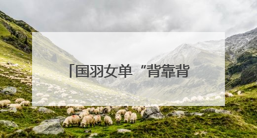 国羽女单“背靠背”提前锁定金牌