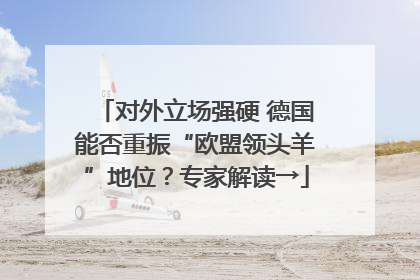 对外立场强硬 德国能否重振“欧盟领头羊”地位？专家解读→