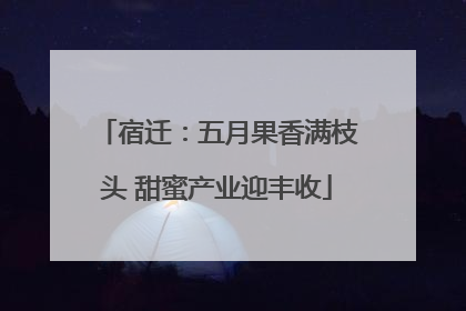 宿迁：五月果香满枝头 甜蜜产业迎丰收