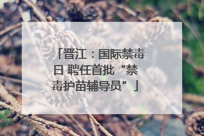 晋江：国际禁毒日 聘任首批“禁毒护苗辅导员”