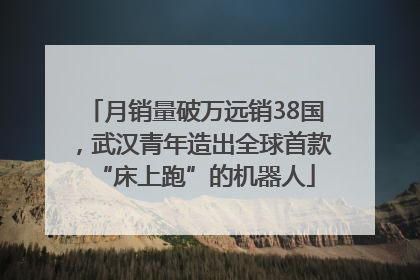 月销量破万远销38国，武汉青年造出全球首款“床上跑”的机器人
