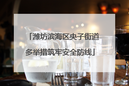 潍坊滨海区央子街道多举措筑牢安全防线