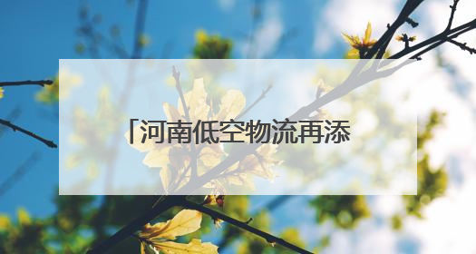 河南低空物流再添“新航线”，郑州航空港举行常态化低空物流试飞活动