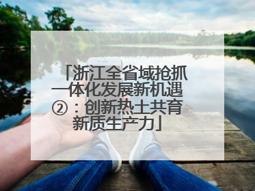 浙江全省域抢抓一体化发展新机遇②：创新热土共育新质生产力