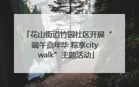 花山街道竹园社区开展“端午嘉年华 粽享city walk”主题活动