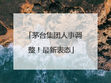 茅台集团人事调整！最新表态