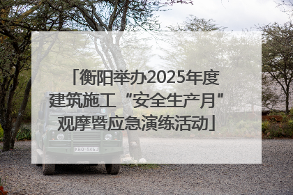 衡阳举办2025年度建筑施工“安全生产月”观摩暨应急演练活动