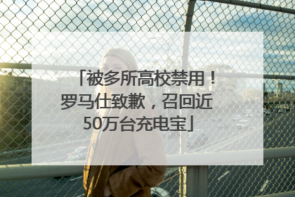 被多所高校禁用！罗马仕致歉，召回近50万台充电宝