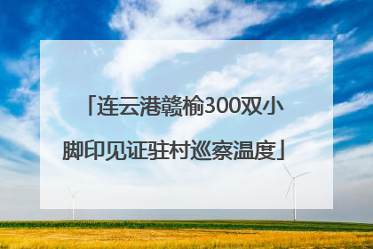 连云港赣榆300双小脚印见证驻村巡察温度