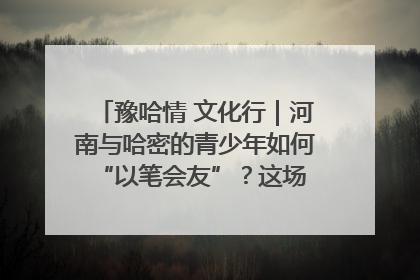 豫哈情 文化行｜河南与哈密的青少年如何 “以笔会友”？这场书画展藏着答案
