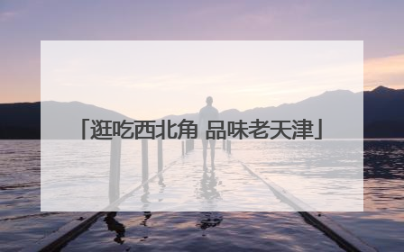 逛吃西北角 品味老天津