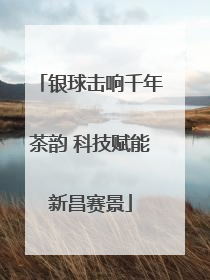 银球击响千年茶韵 科技赋能新昌赛景