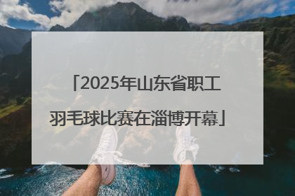 2025年山东省职工羽毛球比赛在淄博开幕