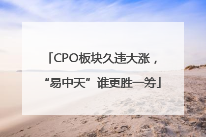 CPO板块久违大涨，“易中天”谁更胜一筹